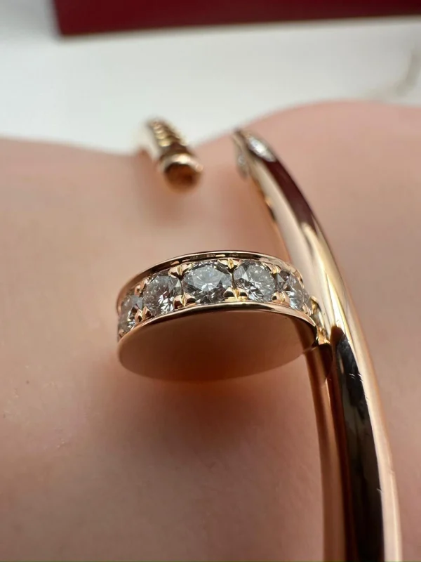 Cartier-Juste-Un-Clou-Bracelet-CRB6048515-Classic-Model-18k-Rose-Gold-Diamonds-Near