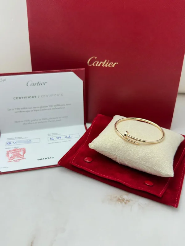 Cartier-Juste-Un-Clou-Bracelet-CRB6062614-Small-Model-18k-Yellow-Gold-Original