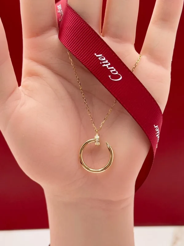 Cartier-Juste-Un-Clou-Pendant-B7224890-18k-Yellow-Gold-Factory-Diamonds