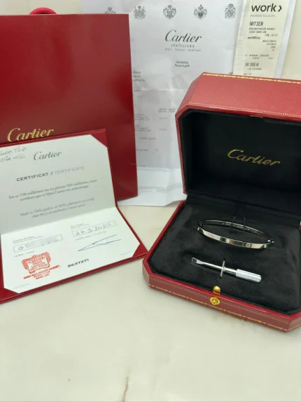 Cartier-Love-6-Diamonds-Bracelet-CRB6079517-18k-White-Gold-Original
