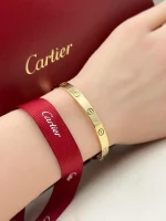 Cartier-Love-Classic-Model-Bracelet-CRB6067517-18k-Yellow-Gold-Hand