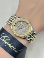 Chopard-Gstaad-Ladies-Watch-18k-Yellow-Gold-Steel-Diamonds-Original