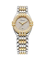 Chopard-Gstaad-Ladies-Watch-18k-Yellow-Gold-Steel-Diamonds-Quartz