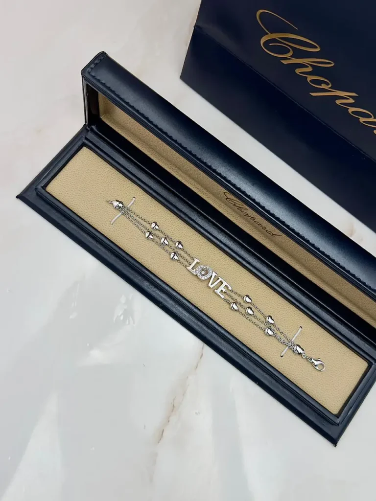 Chopard-Happy-Diamonds-Heart-Bracelet-18k-White-Gold-Authentic