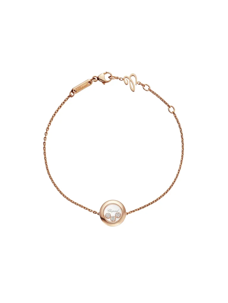Chopard-Happy-Diamonds-Ladies-Bracelet-18k-Rose-Gold-3-Diamonds-19