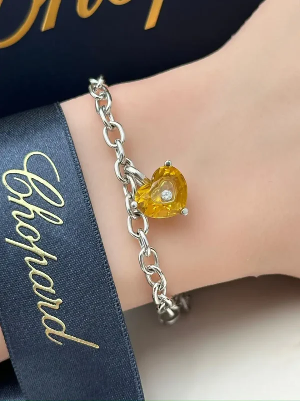 Chopard-So-Happy-Bracelet-18k-White-Gold-Authentic