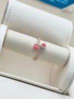 Marli-Cleo-Diamond-Slim-Ring-18k-Yellow-Gold-Pink-Coral-Box