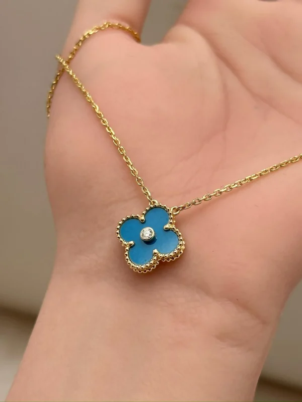 Vintage-Alhambra-Holiday-Pendant-Celestial-Blue-Sevres-Porcelain