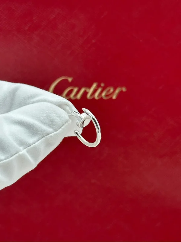 Cartier-Juste-Un-Clou-Earrings-Small-Model-18k-White-Gold