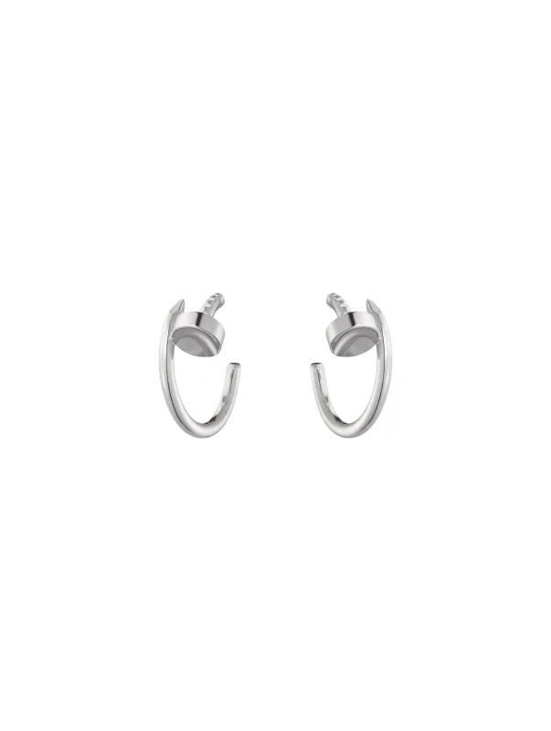 Cartier-Juste-Un-Clou-Earrings-Small-Model-18k-White-Gold-B8301236