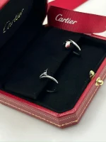 Cartier-Juste-Un-Clou-Earrings-Small-Model-18k-White-Gold-Side