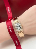 Cartier-Tank-Americaine-Rose-Gold-Watch-WB710008-Diamonds
