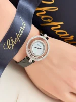 Chopard-Happy-Diamonds-Watch-209426-1201-MOP-Dial-Guilloche-Alligator-Leather