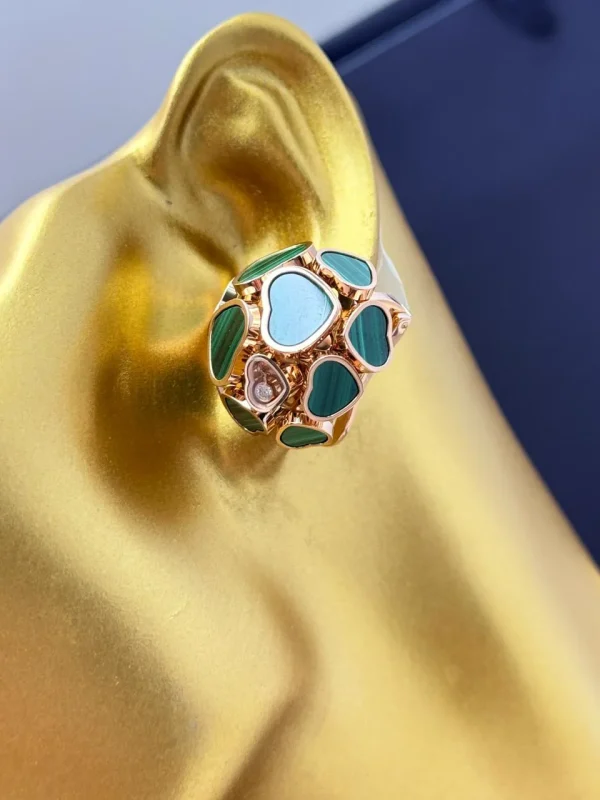 Chopard-Happy-Hearts-Earrings-Malachite-Stone