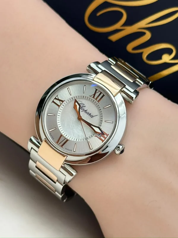 Chopard-Imperiale-Ladies-Watch-8532-18k-Rose-Gold-Steel-MOP-Dial-Quartz