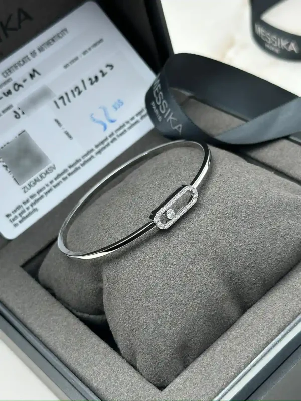 Messika-Move-Uno-Pave-Flex-Bangle-12057-WG-18k-White-Gold-Medium-Model-Certificate