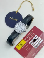 Ronde-Solo-De-Cartier-Watch-WSRN0019-Steel-Leather-Certificate