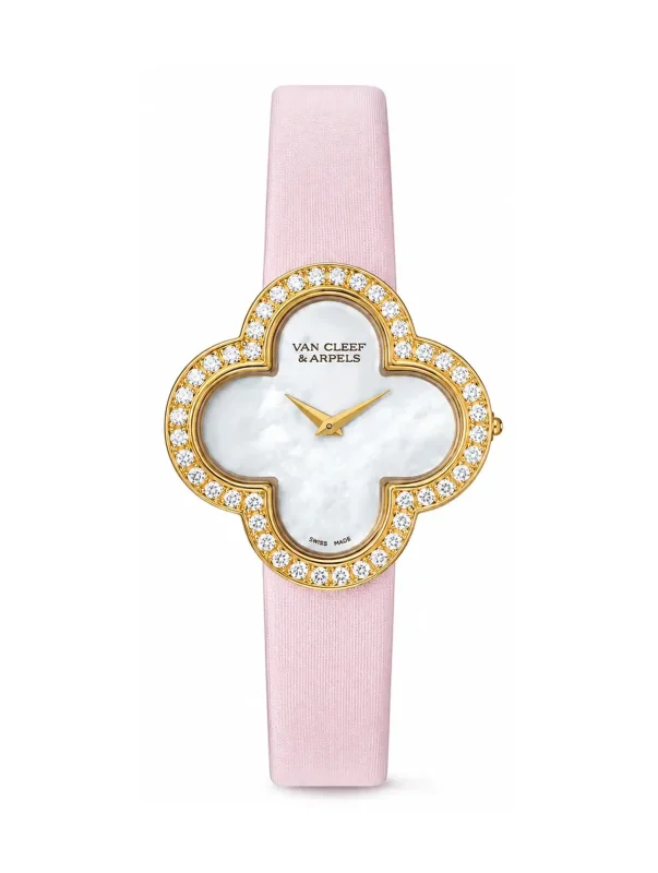 Van-Cleef-Arpels-Alhambra-Watch-Medium-Model-VCARF52800-Yellow-Gold-Diamonds-MOP-Quartz