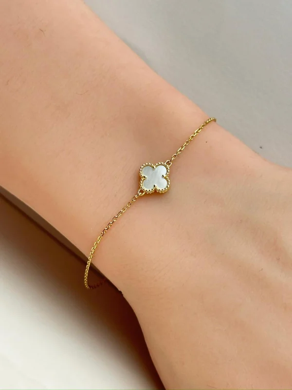 Van-Cleef-Arpels-Sweet-Alhambra-Bracelet-VCARF68800-Yellow-Gold-Mother-Of-Pearl