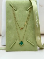 Van-Cleef-Arpels-Vintage-Alhambra-Necklace-VCARO9VA00-18k-Yellow-Gold-Malachite-Front
