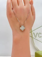 Van-Cleef-Arpels-Vintage-Alhambra-Pendant-VCARF48700-18k-White-Gold-Front