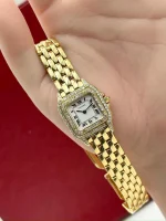 Vintage-Panthere-De-Cartier-Watch-W25022B9-Small-Model-18k-Yellow-Gold-Diamonds-Silver-Dial