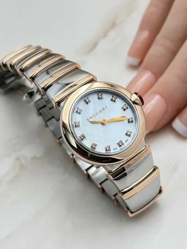 Bvlgari-Lvcea-Rose-Gold-Watch-Steel-Diamonds-Quartz