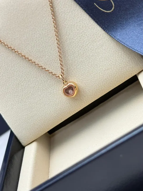 Chopard-Happy-Diamonds-Ladies-Necklace-18k-Yellow-Gold-Near
