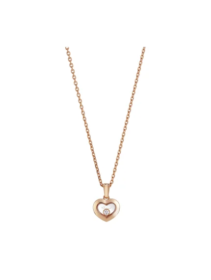 Chopard-Happy-Diamonds-Ladies-Necklace-18k-Yellow-Gold-One-Diamond