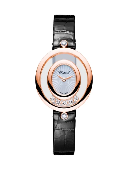 Chopard-Happy-Diamonds-Oval-Watch-204305-5201-Rose-Gold-MOP-Guilloche-Quartz