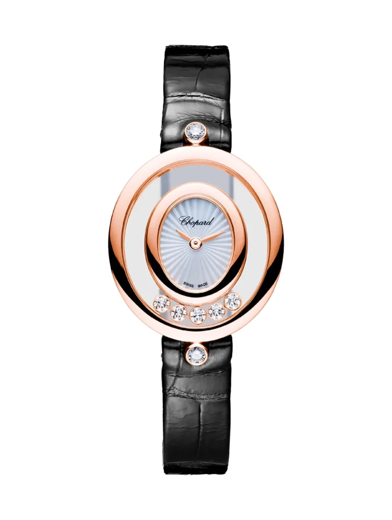 Chopard-Happy-Diamonds-Oval-Watch-204305-5201-Rose-Gold-MOP-Guilloche-Quartz