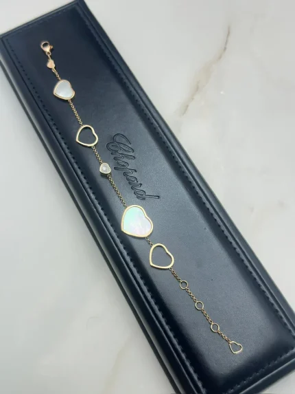 Chopard-Happy-Hearts-Bracelet-857482-5031-Ethical-Rose-Gold-Mother-Of-Pearl