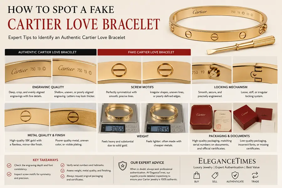 How to Spot a Fake Cartier Love Bracelet