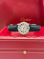 Ronde-Solo-De-Cartier-Steel-Watch-WSRN0019-Silver-Dial-Leather-29