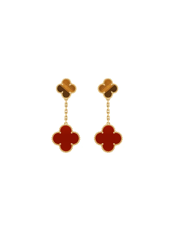 Van-Cleef-Arpels-Magic-Alhambra-Earrings-2-Motifs-18k-Yellow-Gold-Carnelian-Tiger-Eye