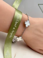 Van-Cleef-Arpels-Vintage-Alhambra-Bracelet-5-Motifs-VCARF48400-18k-White-Gold-19