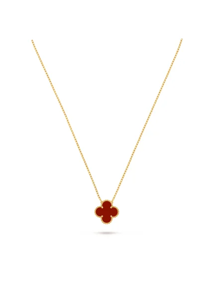 Van-Cleef-Arpels-Vintage-Alhambra-Pendant-VCARD38500-18k-Yellow-Gold-Carnelian-42
