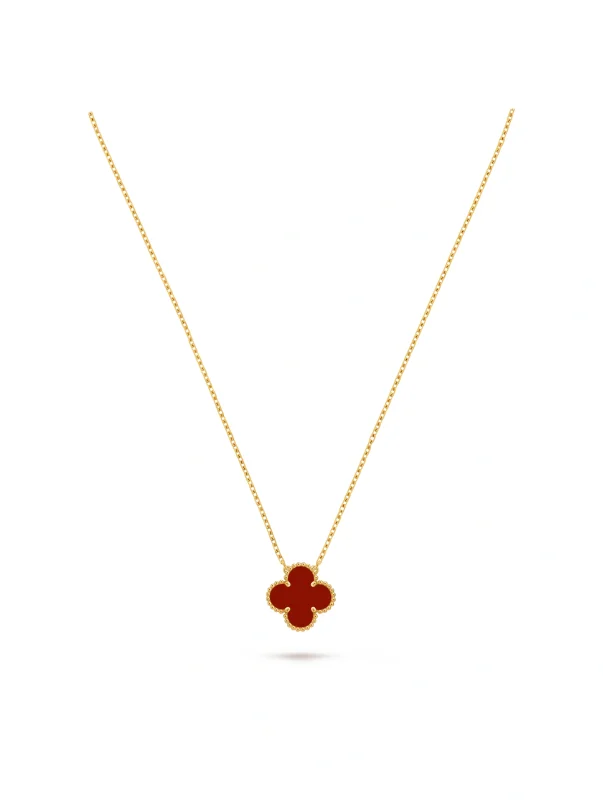 Van-Cleef-Arpels-Vintage-Alhambra-Pendant-VCARD38500-18k-Yellow-Gold-Carnelian-42