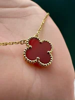 Van-Cleef-Arpels-Vintage-Alhambra-Pendant-VCARD38500-18k-Yellow-Gold-Near