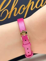 Vintage-Chopard-Happy-Diamonds-Watch-Yellow-Gold-Red-Ruby-Green-Emerald-Blue-Sapphire-Clasp
