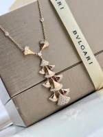Bvlgari-Divas-Dream-Necklace-352607-18k-Pink-Gold-Diamonds-Rare-Model