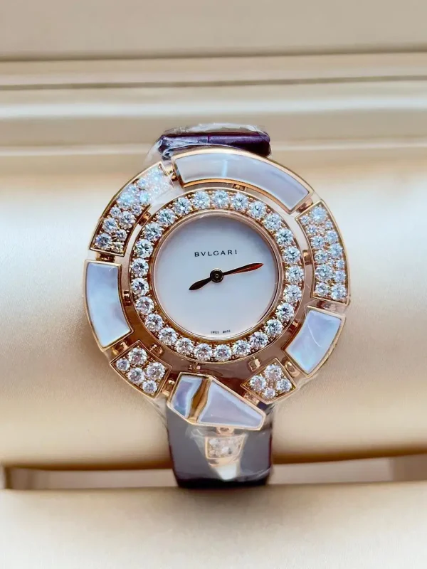Bvlgari-Serpenti-Incantati-Watch-102872-18k-Rose-Gold-White-MOP-Diamonds-Near
