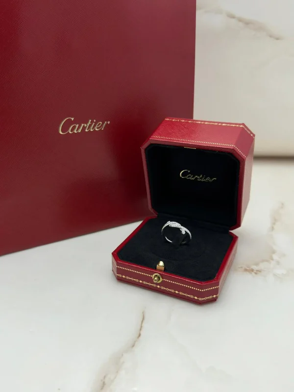 Cartier-Entrelaces-Diamond-Ring-18k-White-Gold-Original