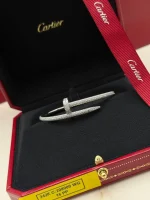 Cartier-Juste-Un-Clou-Diamond-Bracelet-CRN6707316-18k-White-Gold-Classic-Model