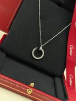 Cartier-Juste-Un-Clou-Diamond-Necklace-18k-White-Gold