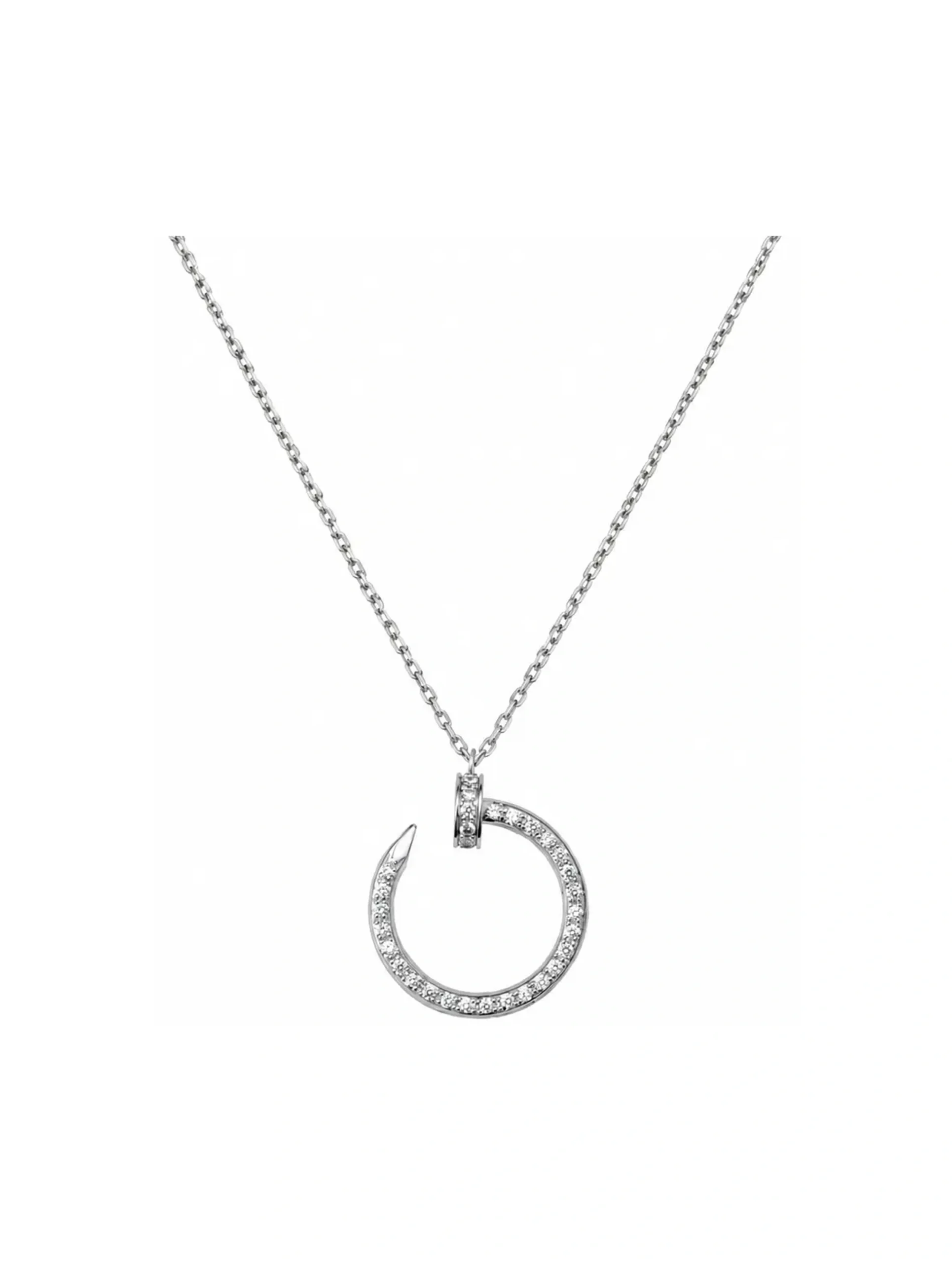 Cartier-Juste-Un-Clou-Diamond-Necklace-18k-White-Gold-42 Cartier-Juste-Un-Clou-Diamond-Necklace-18k-White-Gold-42