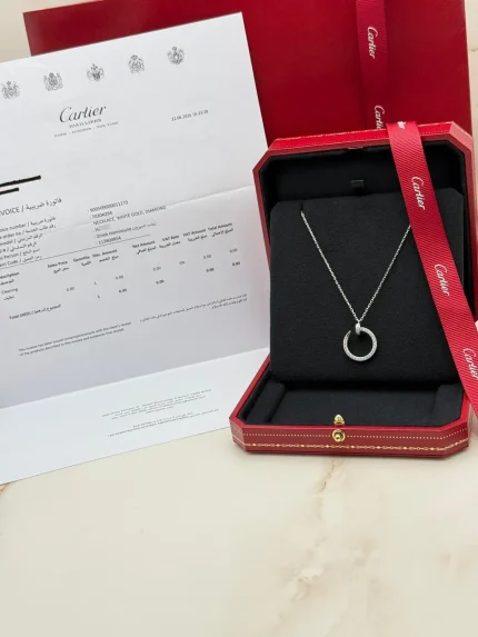 Cartier-Juste-Un-Clou-Diamond-Necklace-Service-Paper