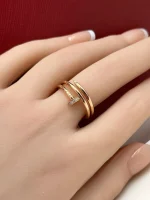 Cartier-Juste-Un-Clou-Double-Ring-CRB4210855-18k-Rose-Gold-Hand