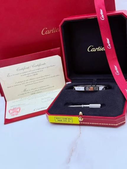 Cartier-Love-Bracelet-CRB6067616-18k-White-Gold-Guarantee-Card