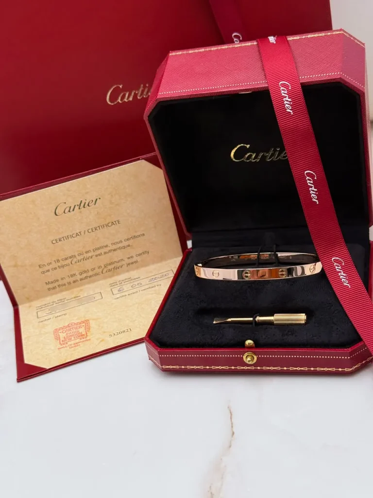 Cartier-Love-Classic-Model-Bangle-B6067417-Certificate